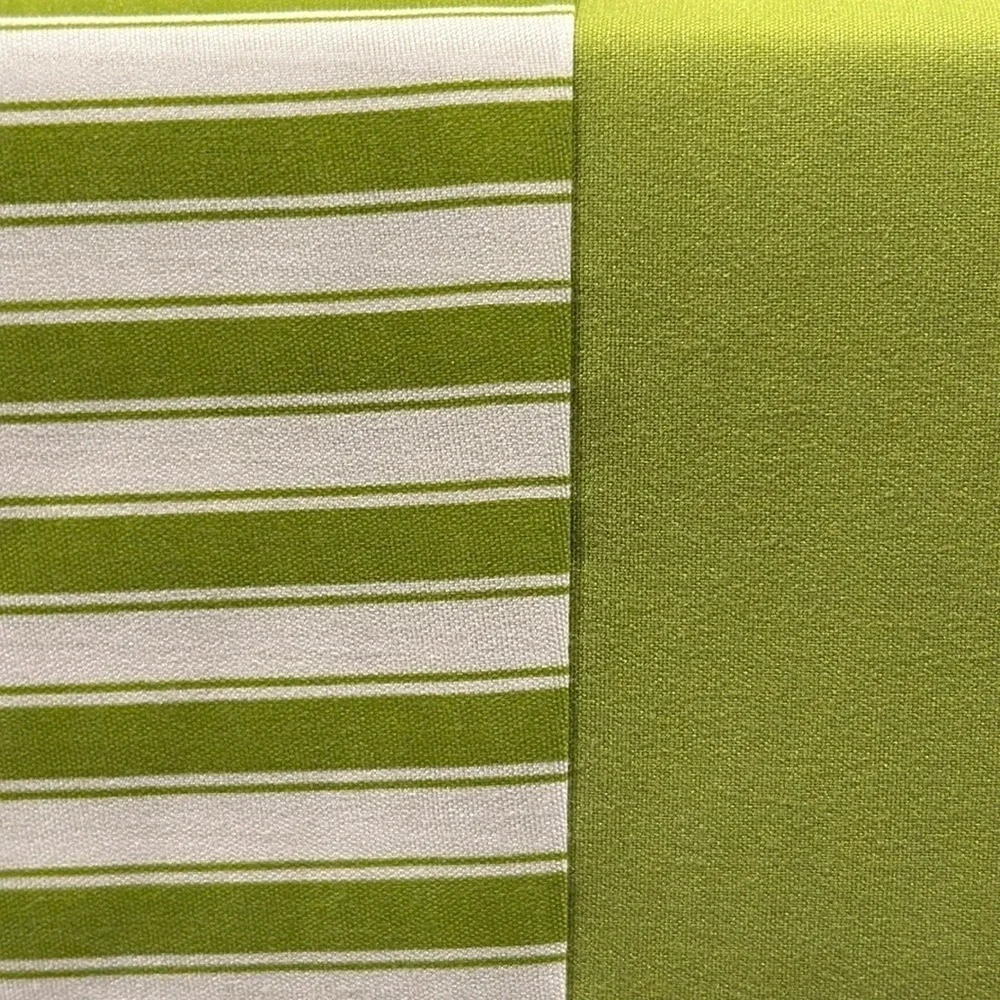 Traditional At Home 4 pc Twin Sheet Set Spring and white stripes.